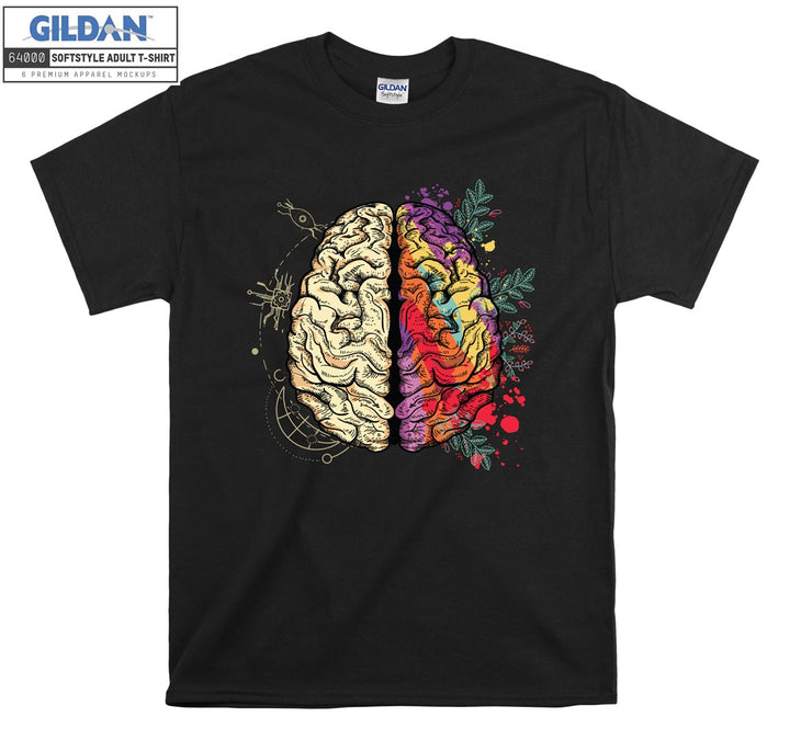 Colorful Brain romantic  T-shirt