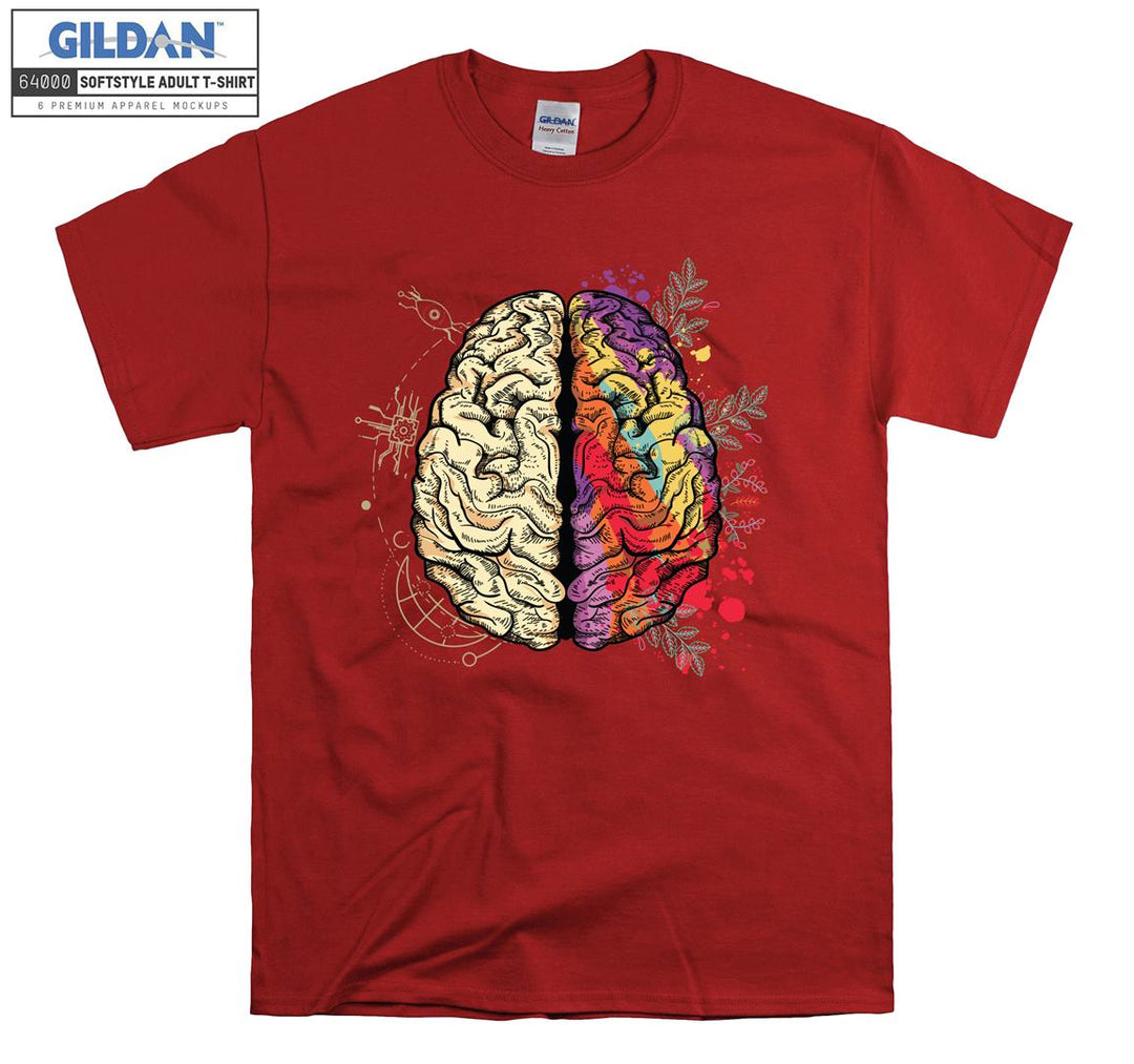 Colorful Brain romantic  T-shirt