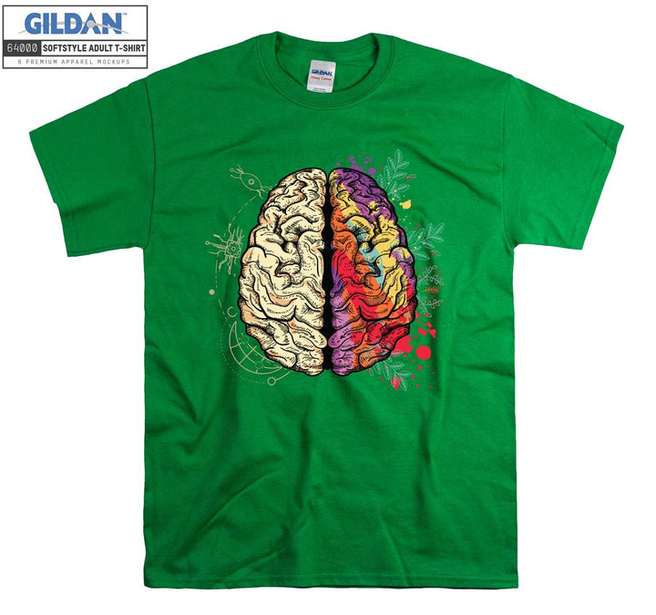 Colorful Brain romantic  T-shirt