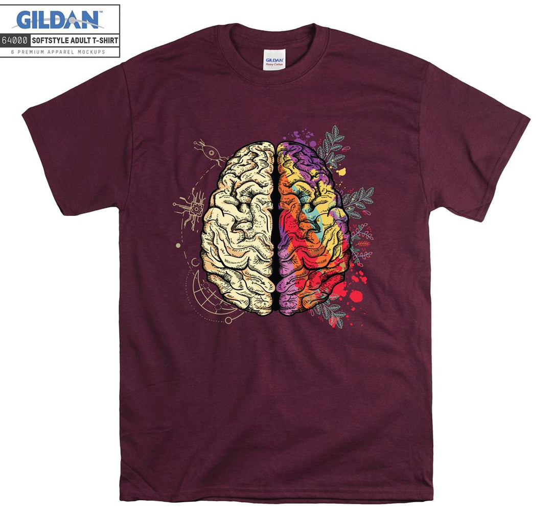 Colorful Brain romantic  T-shirt