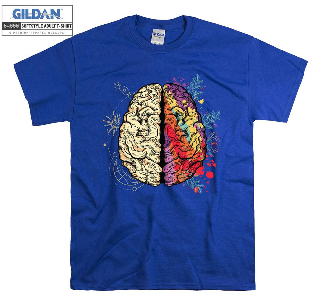 Colorful Brain romantic  T-shirt