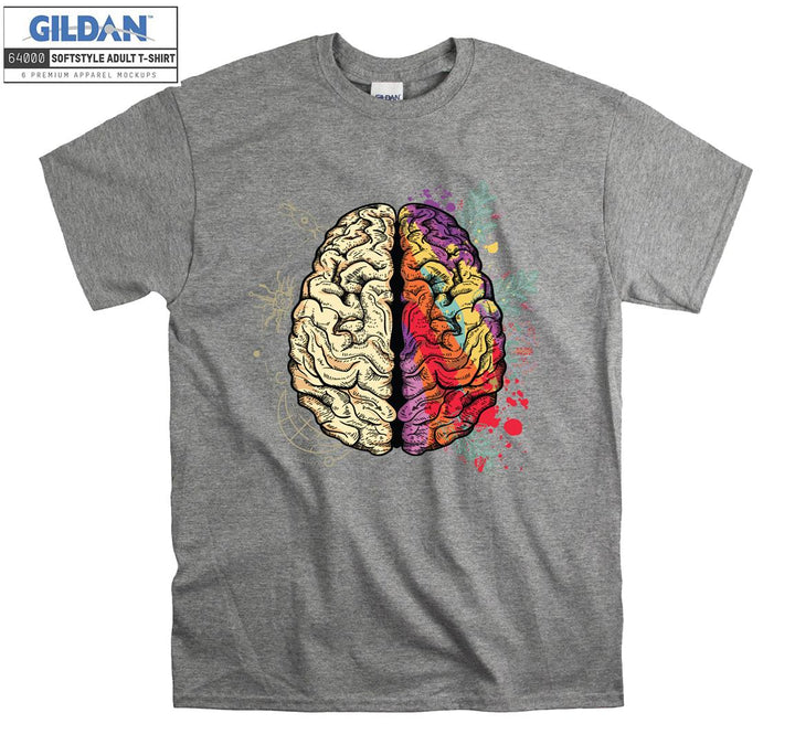 Colorful Brain romantic  T-shirt