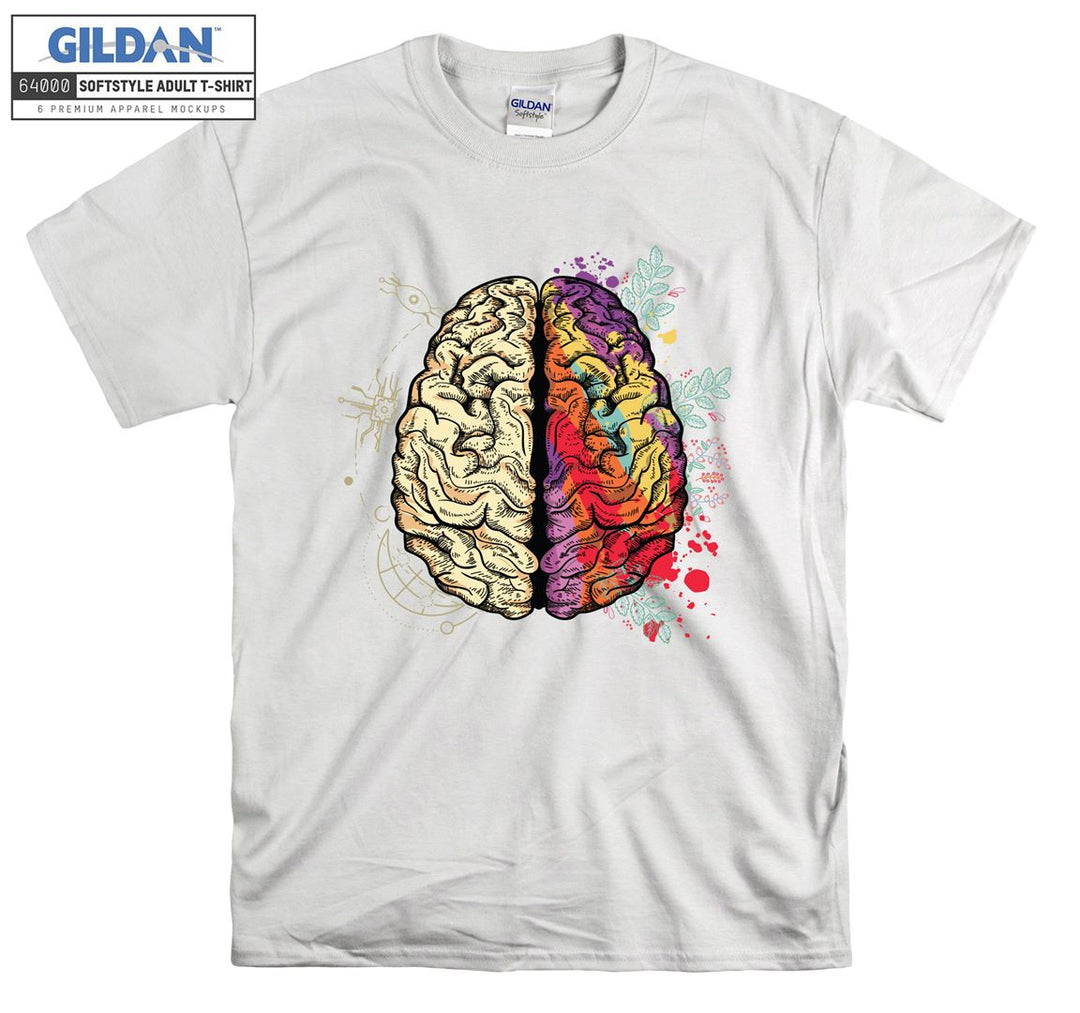 Colorful Brain romantic  T-shirt