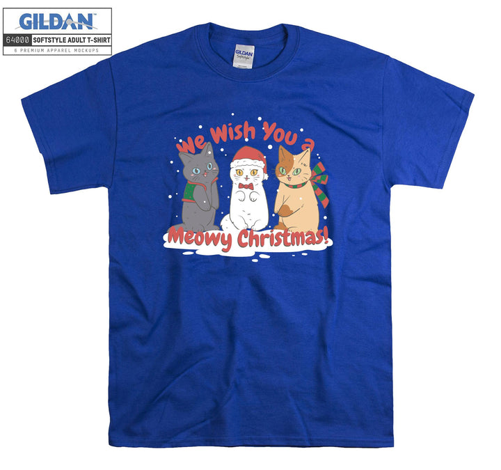 We Wish You a Meowy Christmas! Xmas T-shirt