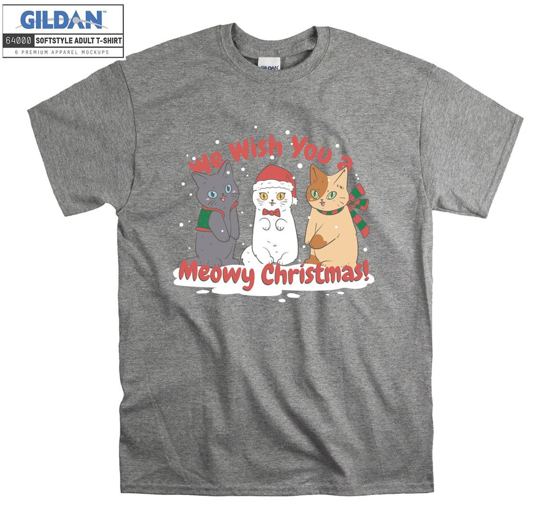 We Wish You a Meowy Christmas! Xmas T-shirt