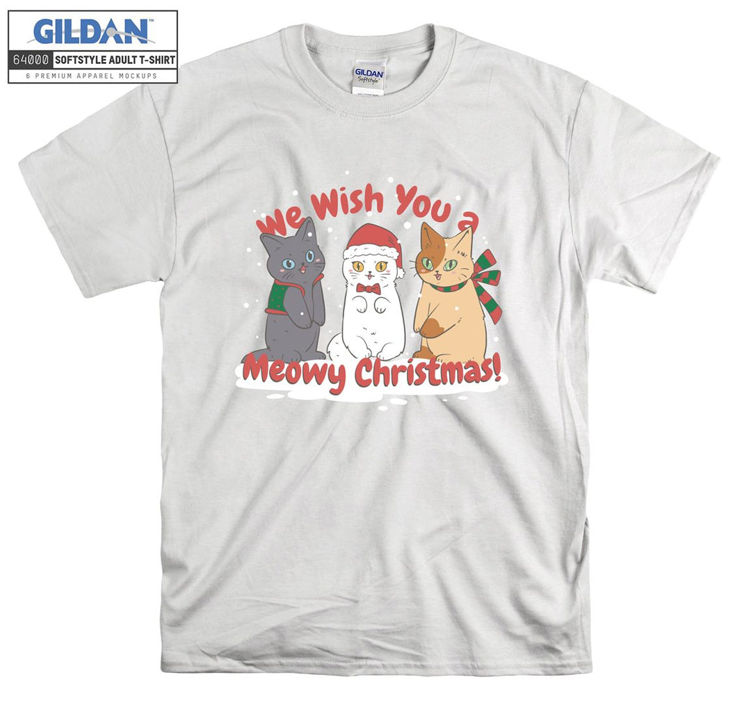 We Wish You a Meowy Christmas! Xmas T-shirt