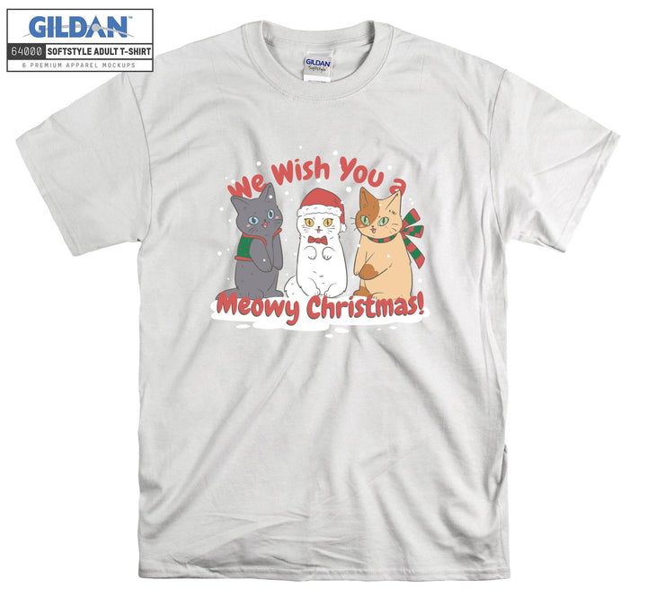 We Wish You a Meowy Christmas! Xmas T-shirt