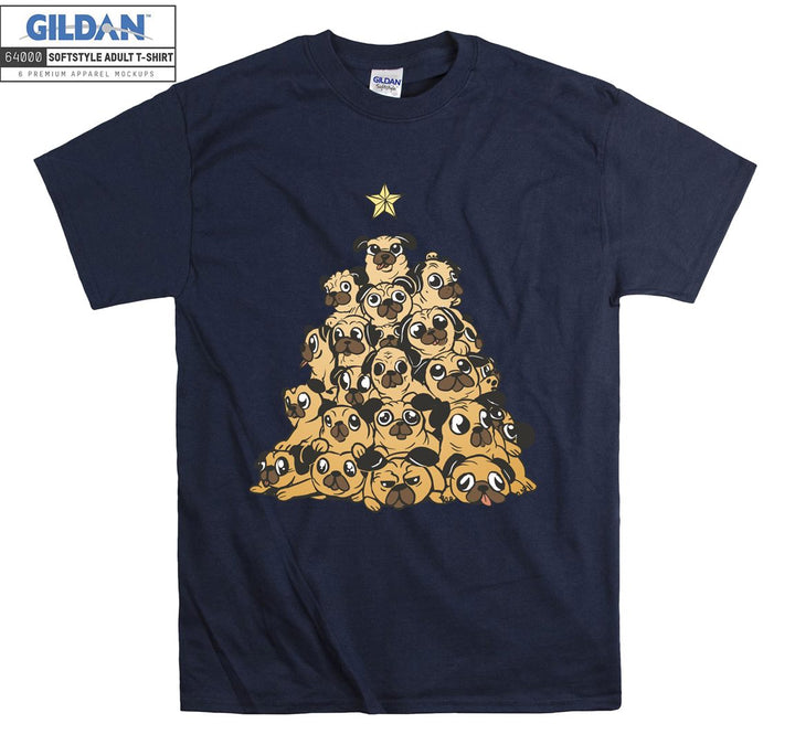 Cute dogs tree figure T-shirt