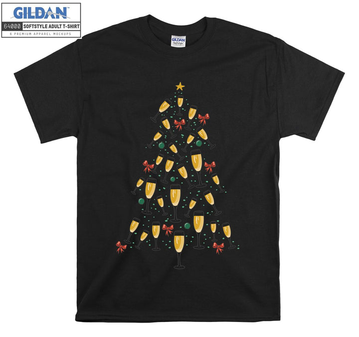 Christmas Cartoon Tree Figure T-shirt