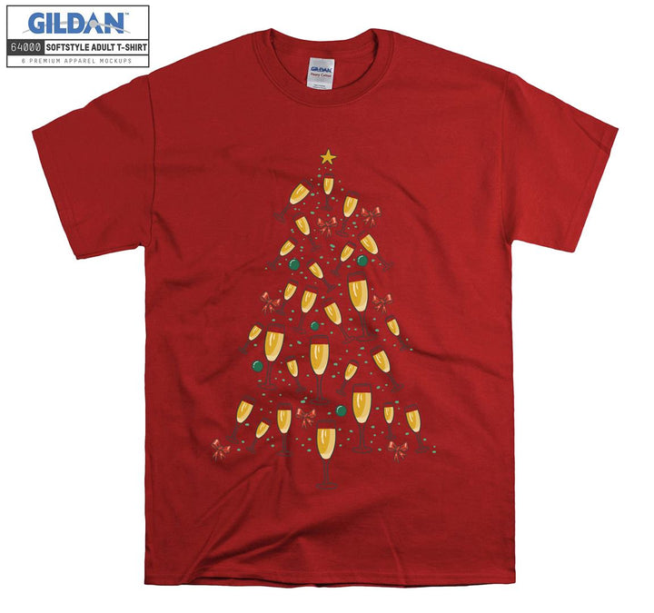 Christmas Cartoon Tree Figure T-shirt