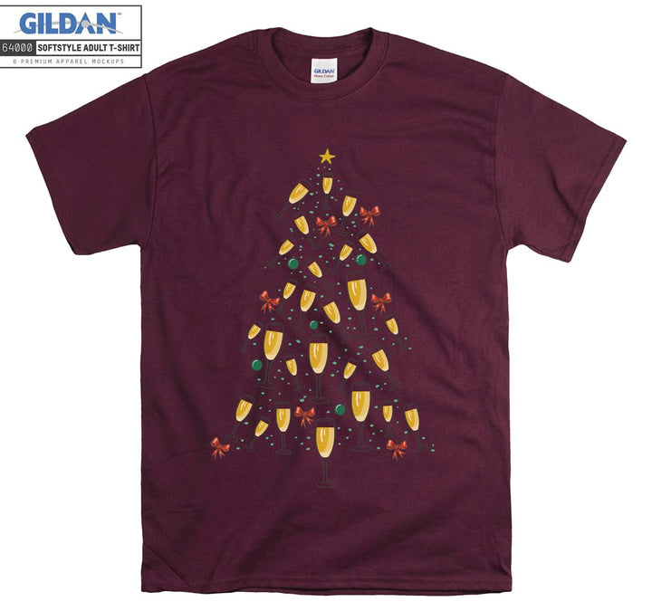 Christmas Cartoon Tree Figure T-shirt