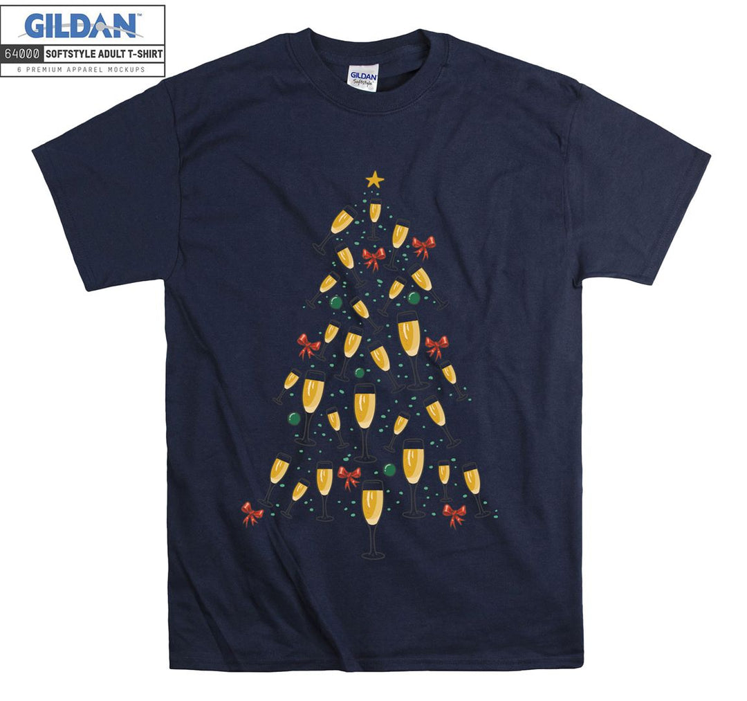 Christmas Cartoon Tree Figure T-shirt