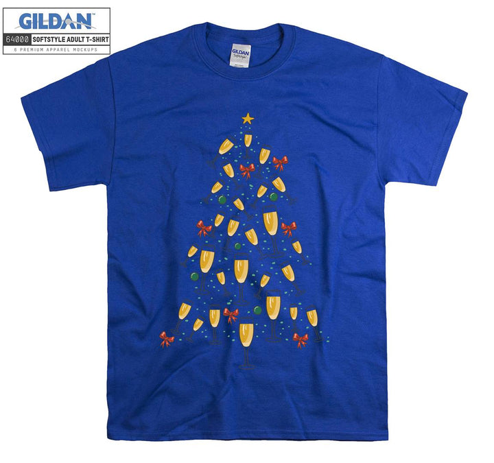 Christmas Cartoon Tree Figure T-shirt