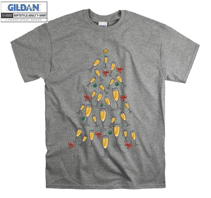 Christmas Cartoon Tree Figure T-shirt