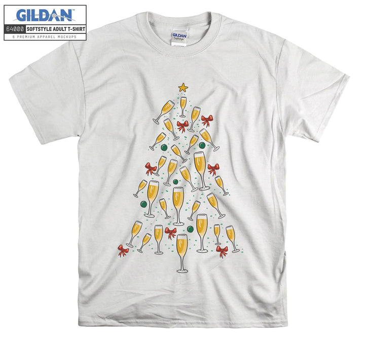 Christmas Cartoon Tree Figure T-shirt