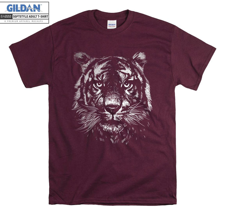 Angry Tiger Black Filter T-shirt