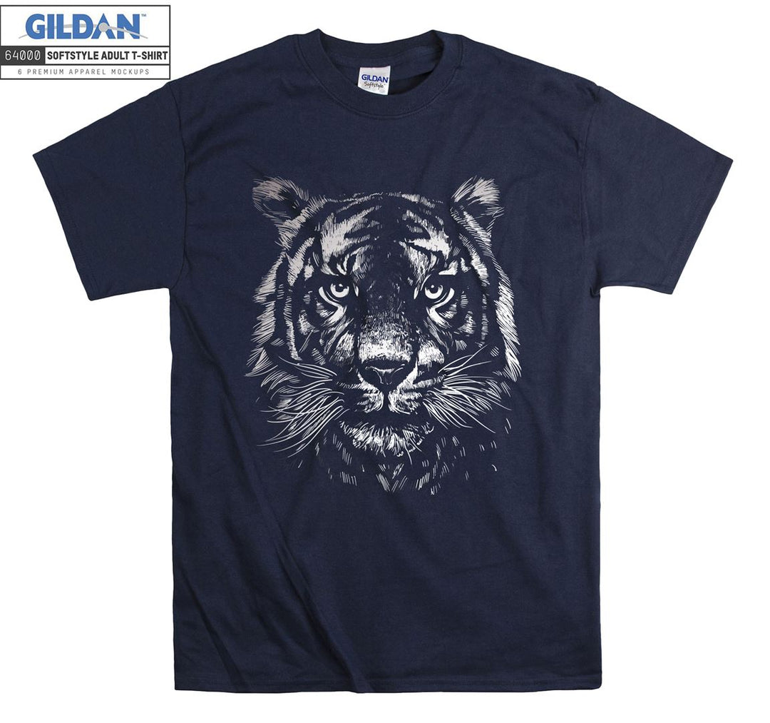 Angry Tiger Black Filter T-shirt