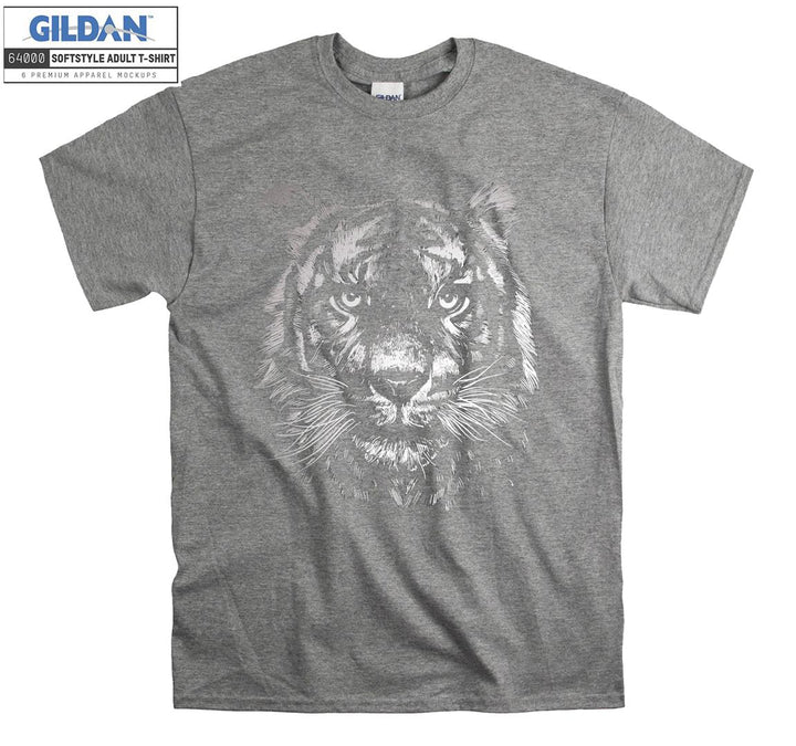 Angry Tiger Black Filter T-shirt