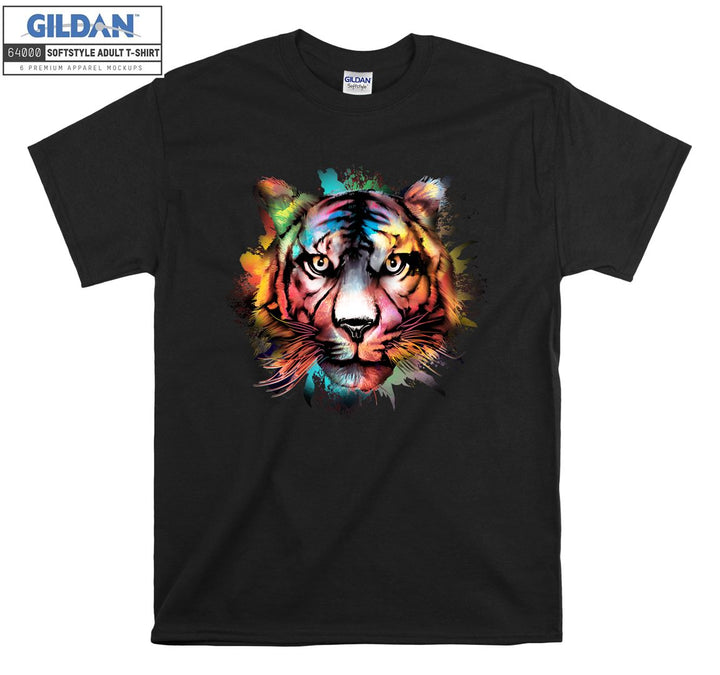 Angry Tiger Rainbow Filter T-shirt