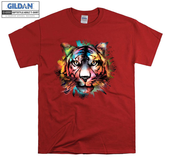 Angry Tiger Rainbow Filter T-shirt