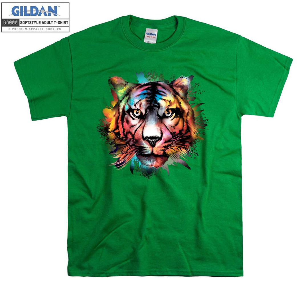 Angry Tiger Rainbow Filter T-shirt