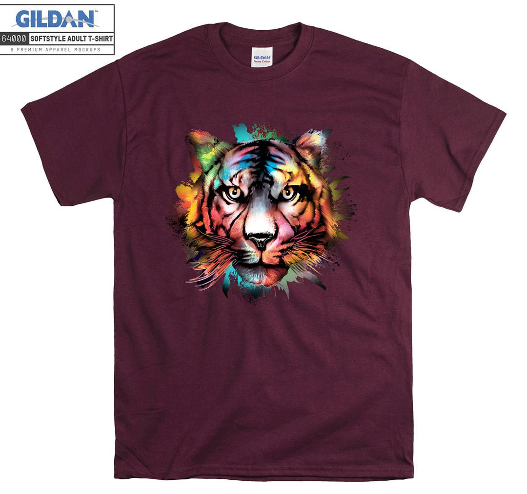 Angry Tiger Rainbow Filter T-shirt