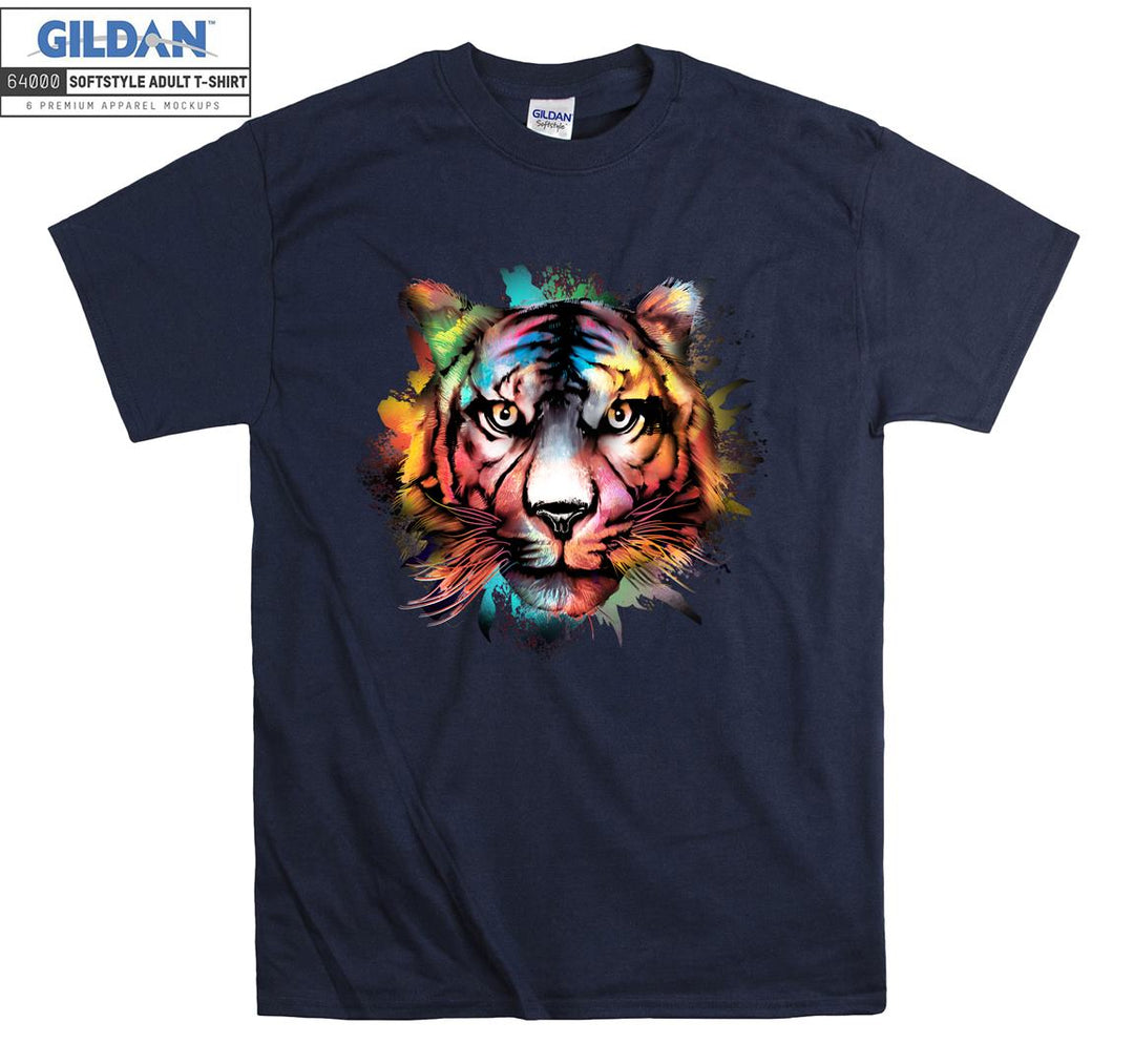 Angry Tiger Rainbow Filter T-shirt