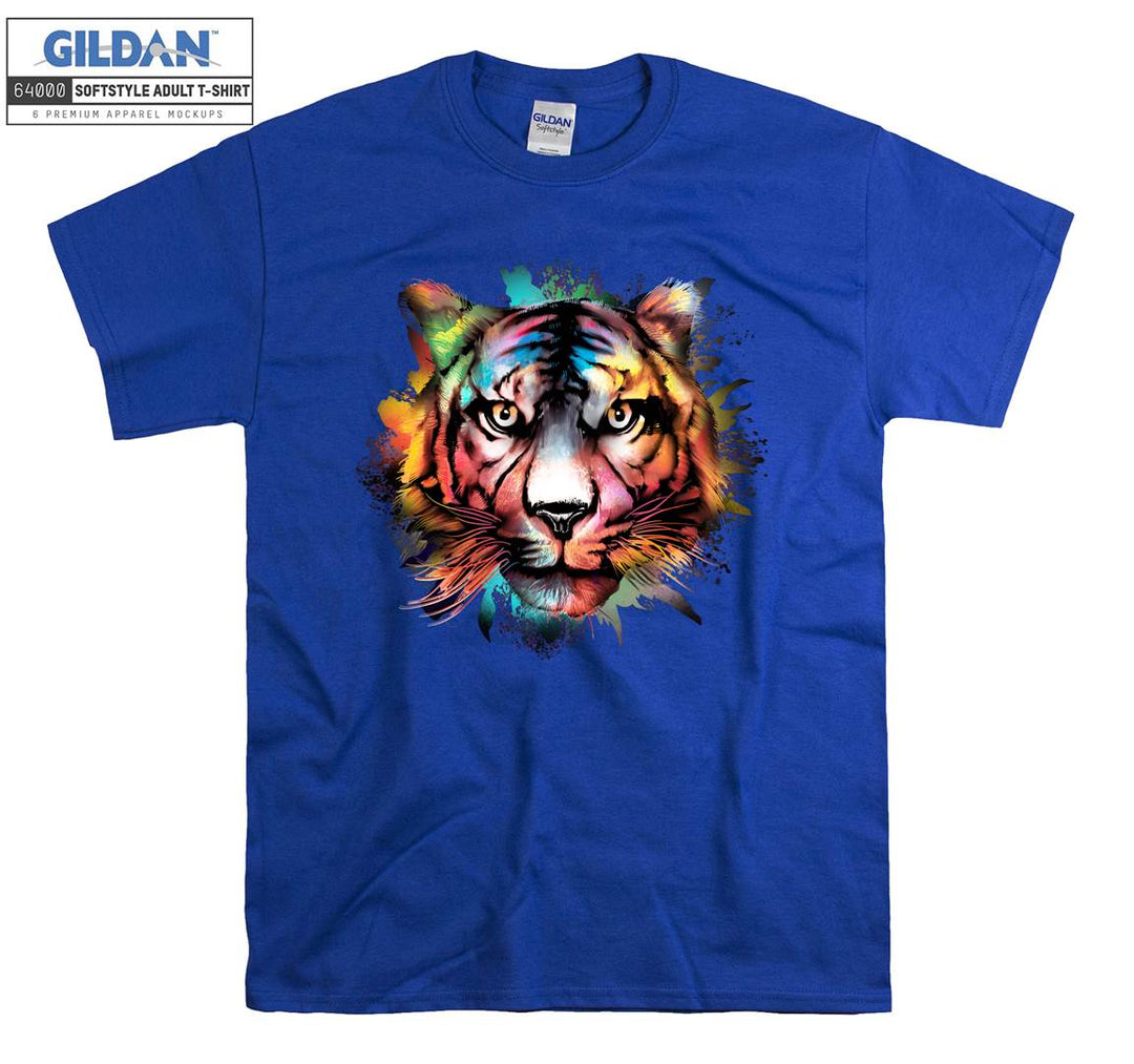 Angry Tiger Rainbow Filter T-shirt