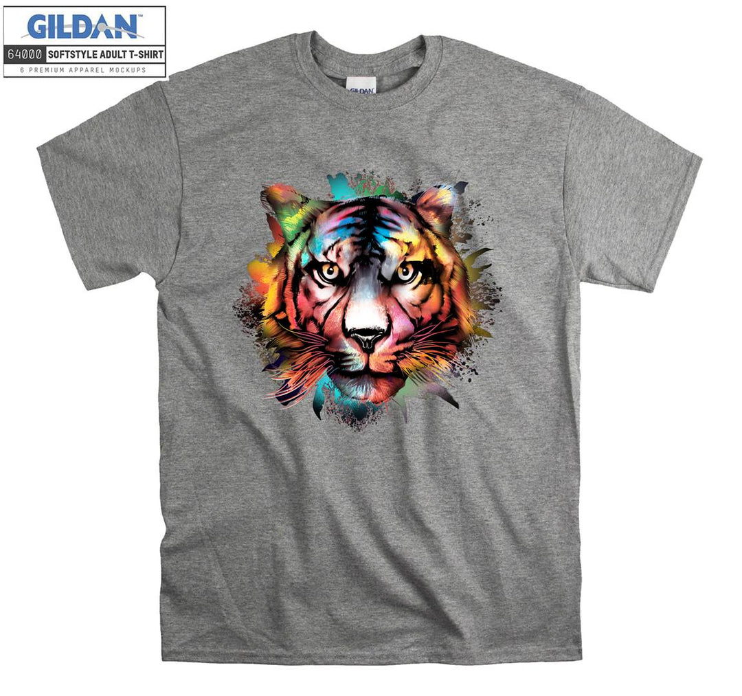 Angry Tiger Rainbow Filter T-shirt