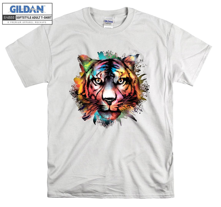 Angry Tiger Rainbow Filter T-shirt