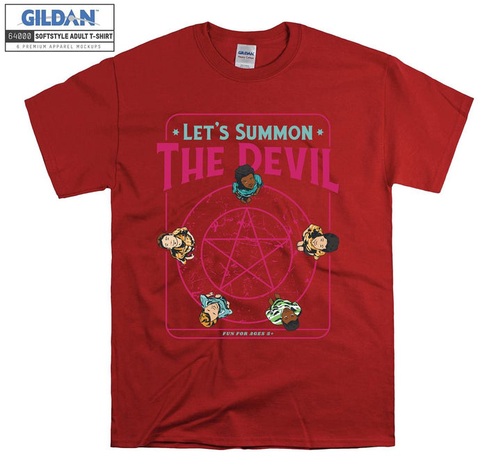 Let's Summon The Devil Figure T-shirt