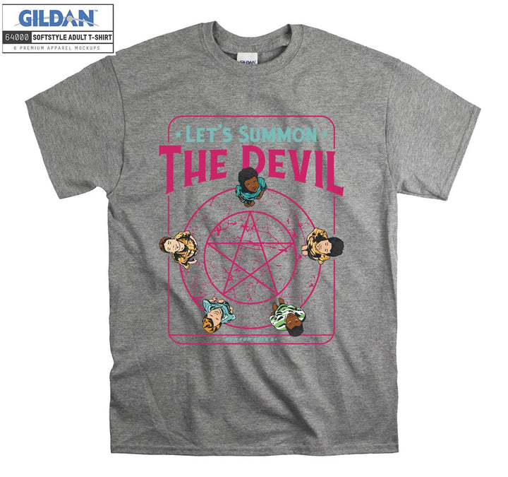 Let's Summon The Devil Figure T-shirt