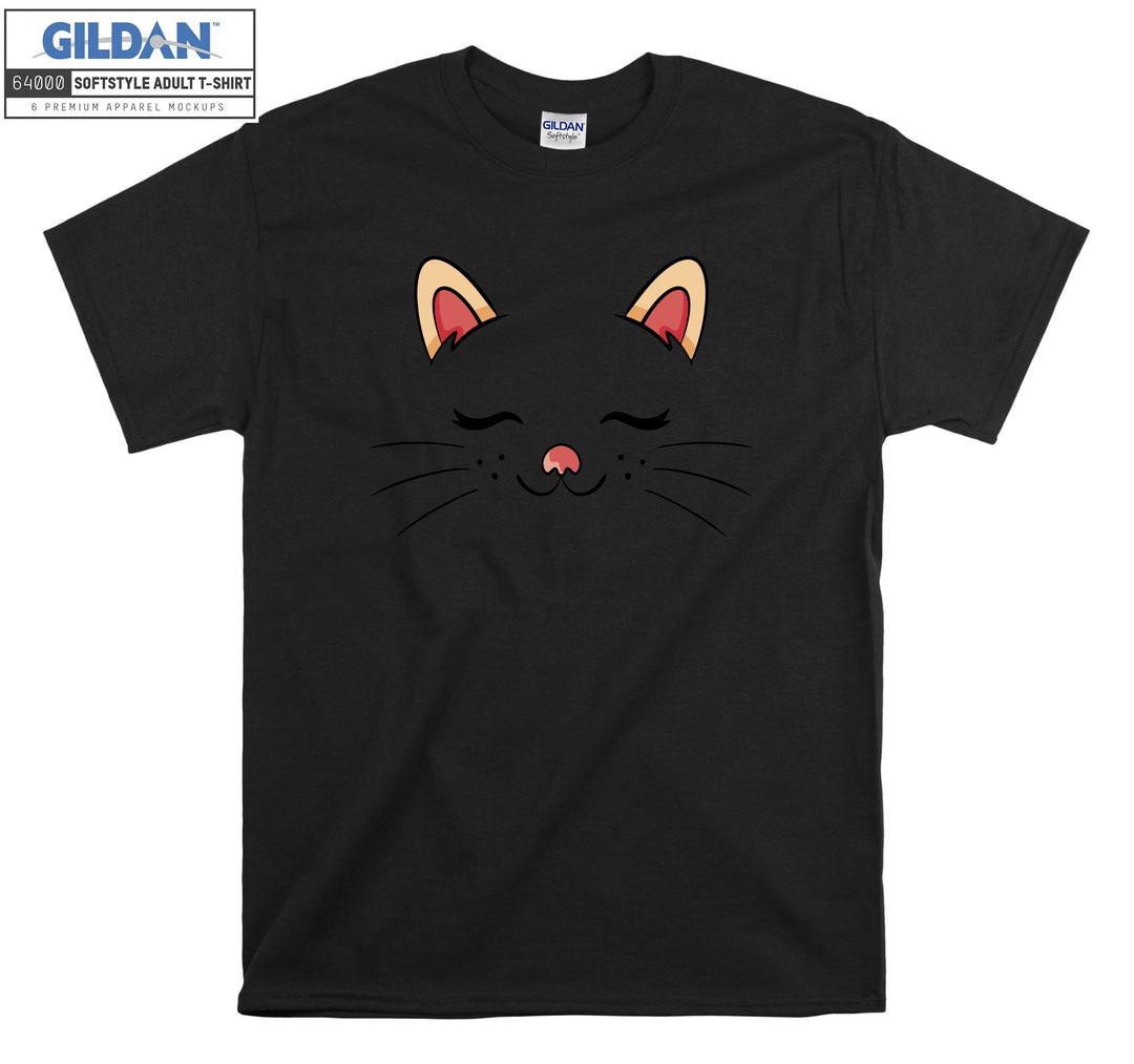 Cute Cat Face T-shirt