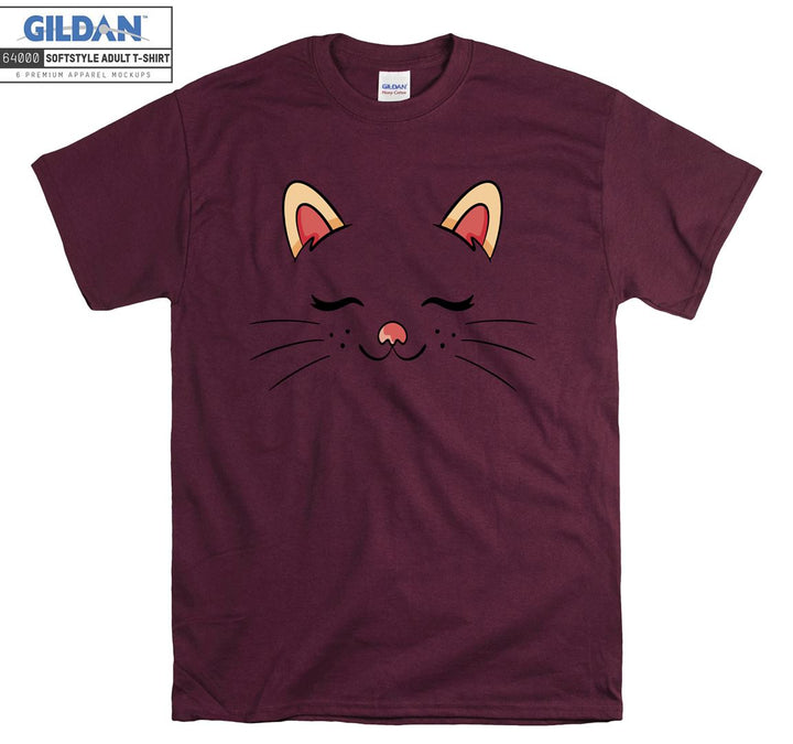 Cute Cat Face T-shirt