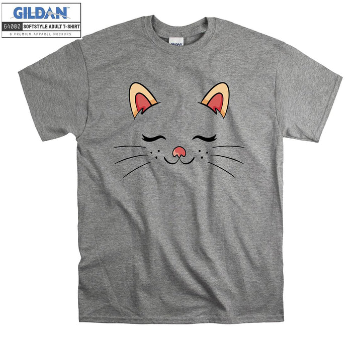 Cute Cat Face T-shirt