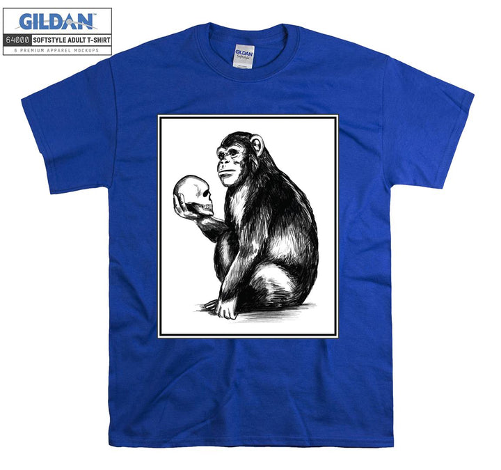 A Monkey Holding Head on His Hand T-shirt