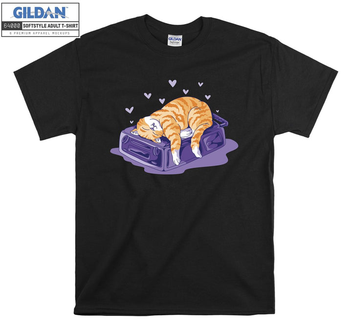 Sleeping Happy Cat T-shirt