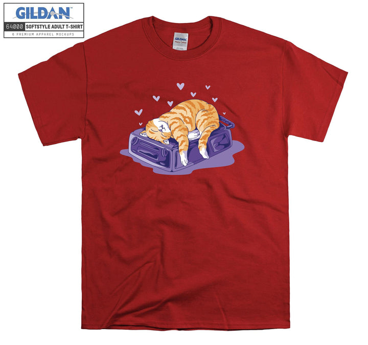 Sleeping Happy Cat T-shirt