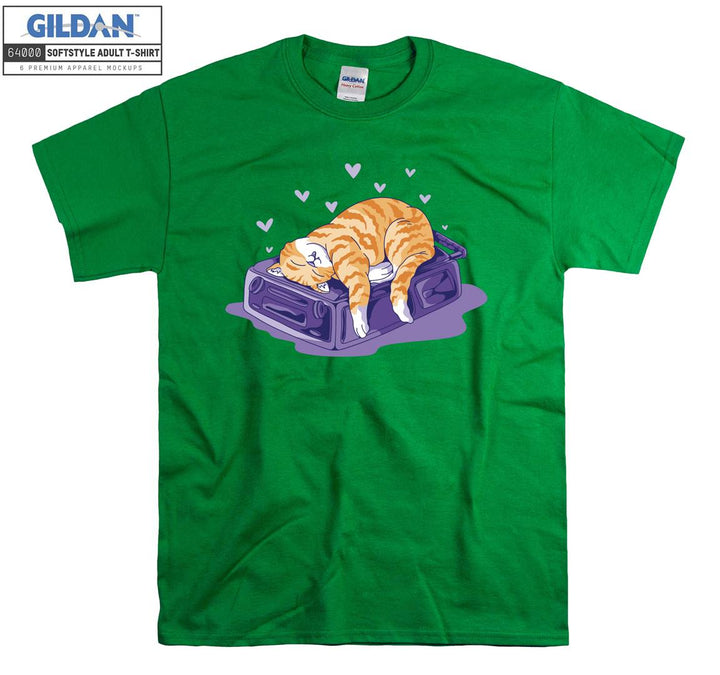 Sleeping Happy Cat T-shirt