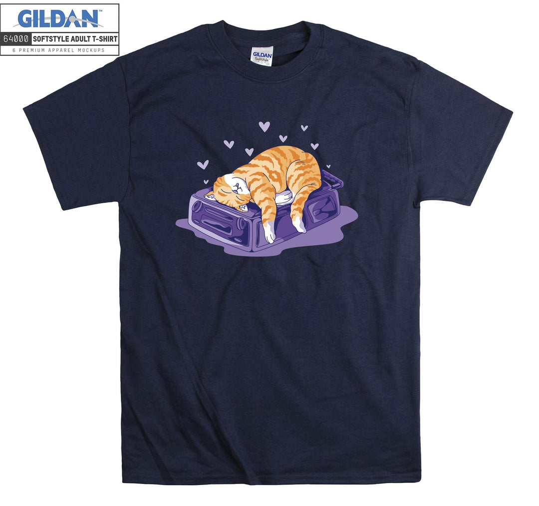 Sleeping Happy Cat T-shirt