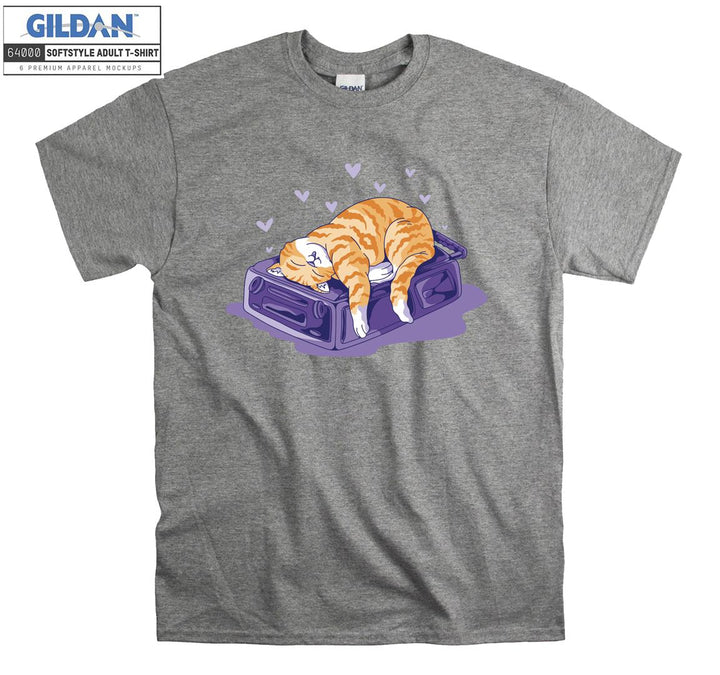 Sleeping Happy Cat T-shirt