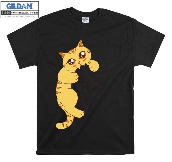 Biting Cat Kitten Funny T-shirt