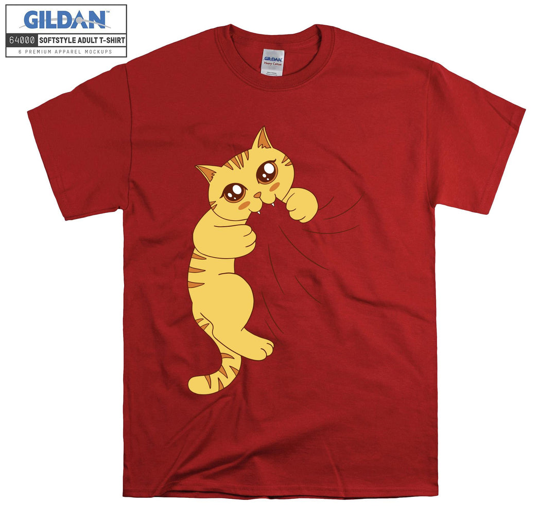 Biting Cat Kitten Funny T-shirt