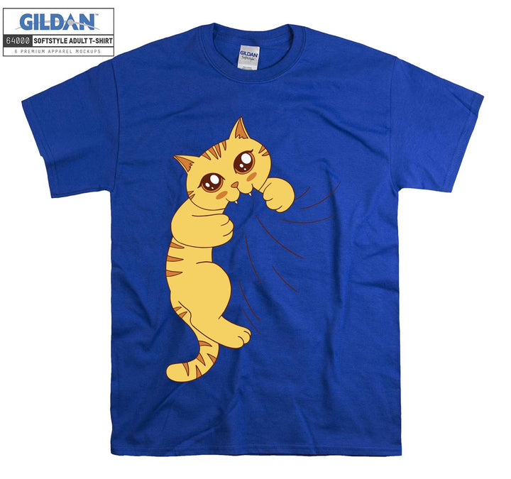 Biting Cat Kitten Funny T-shirt