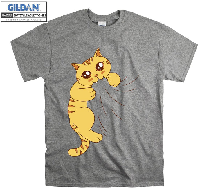 Biting Cat Kitten Funny T-shirt