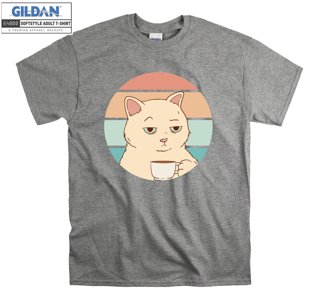 Coffee Cat Sleepy T-shirt