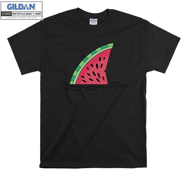 Funny cartoon watermelon figure T-shirt