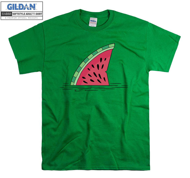 Funny cartoon watermelon figure T-shirt