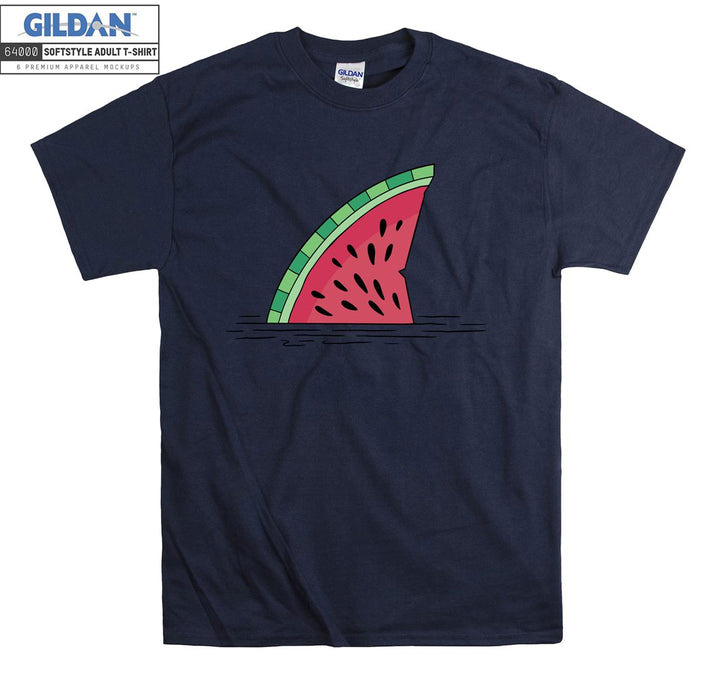 Funny cartoon watermelon figure T-shirt