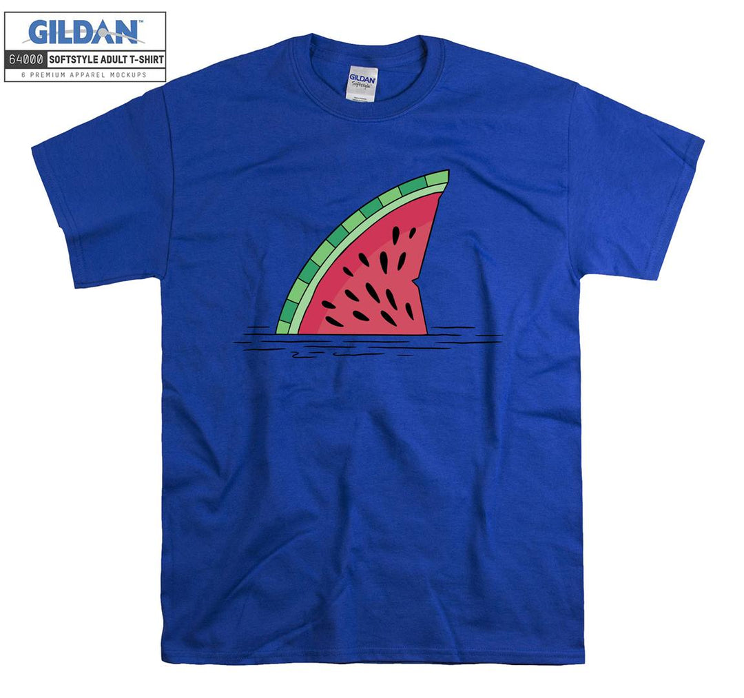 Funny cartoon watermelon figure T-shirt